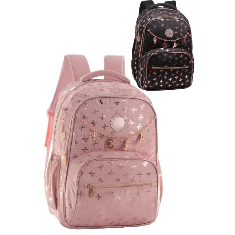 MOCHILA JUVENIL FEMININA 44.5*32*13CM