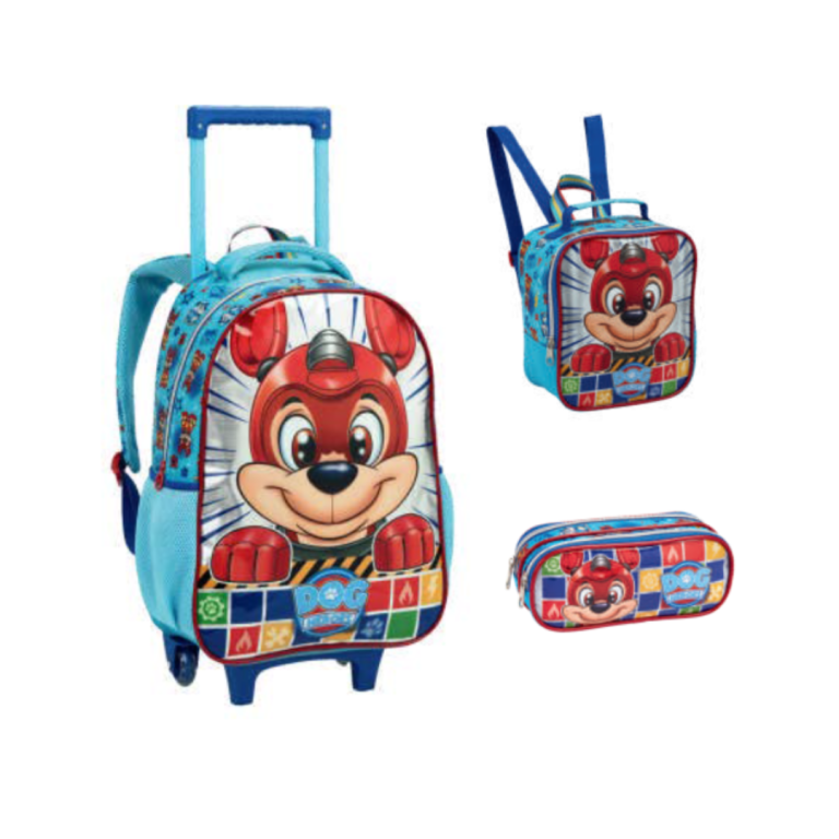 AP - MOCHILA INFANTIL MISTA 17'' COM RODAS