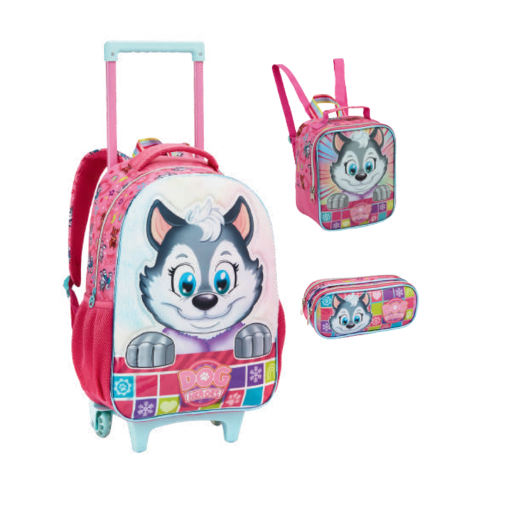 AP - MOCHILA INFANTIL MISTA 17'' COM RODAS