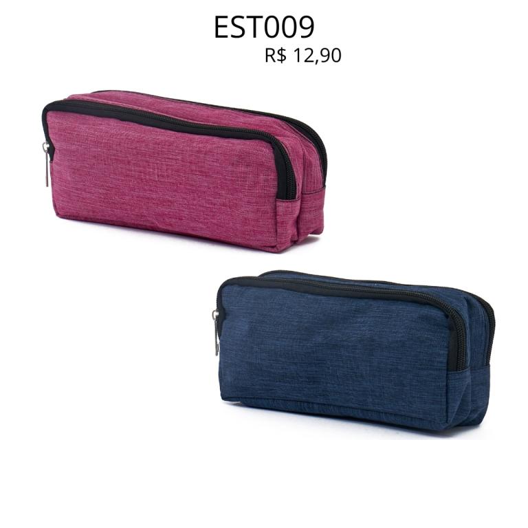 AS - ESTOJO DUPLO UNISEX JOV -  NYLON ESCOVADO