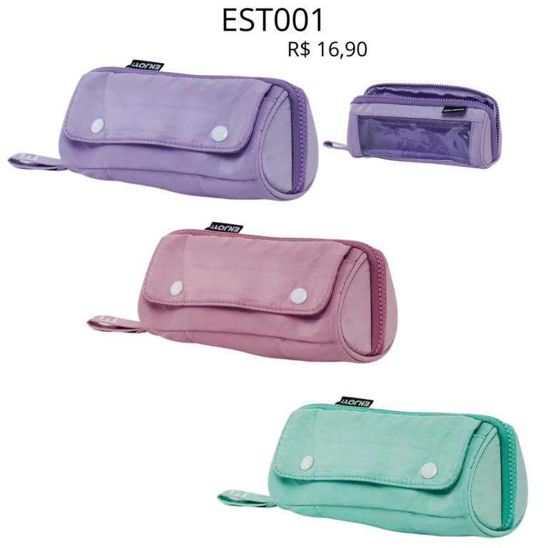 AS - ESTOJO  DUPLO FEM JOV - NYLON ACETINADO