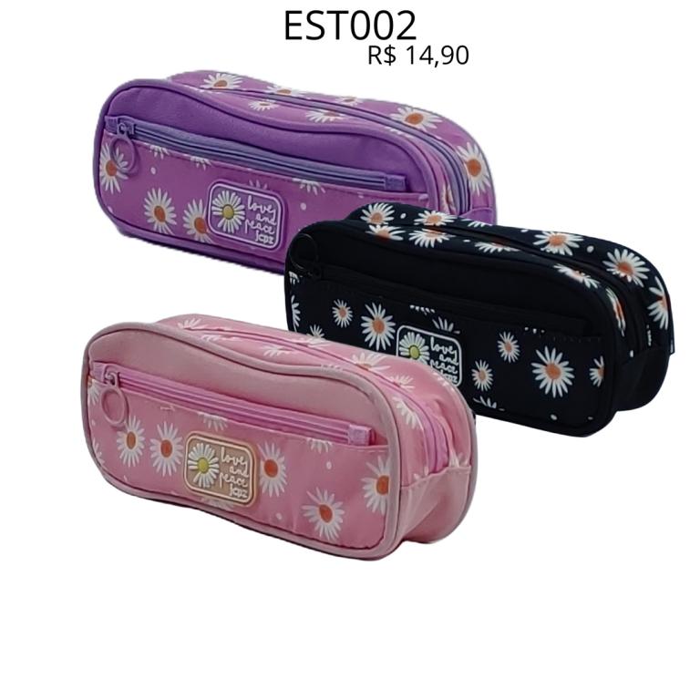 AS - ESTOJO  DUPLO FEM JOV CAIXOTINO- NYLON