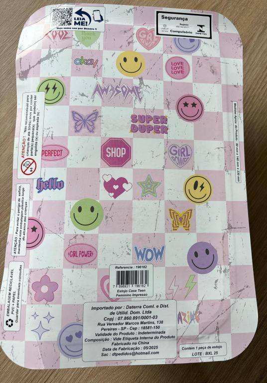 AS - ESTOJO DO TERRA FEMININO CASE TEEN FEMININO 1 ZÍPER