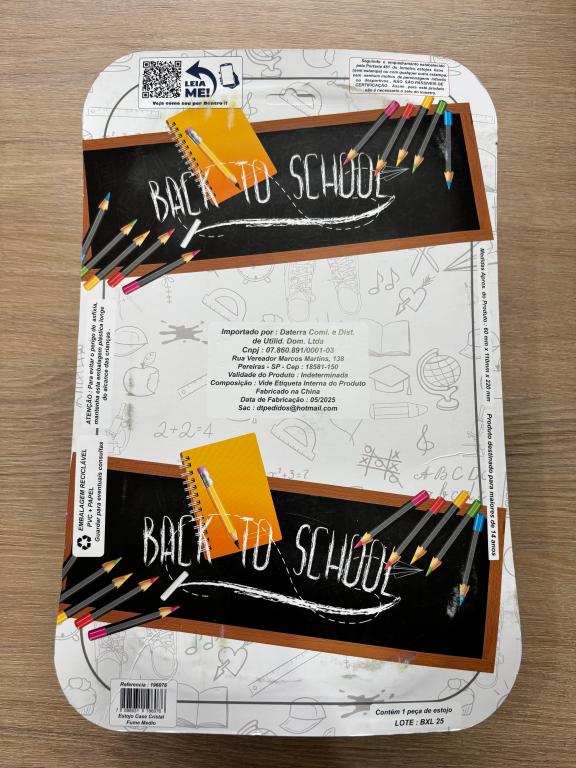 AS - ESTOJO DO TERRA CASE CRISTAL UNISEX 1 ZÍPER