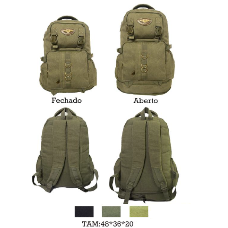R-KV2218 MOCHILA EM LONA KEUVEN