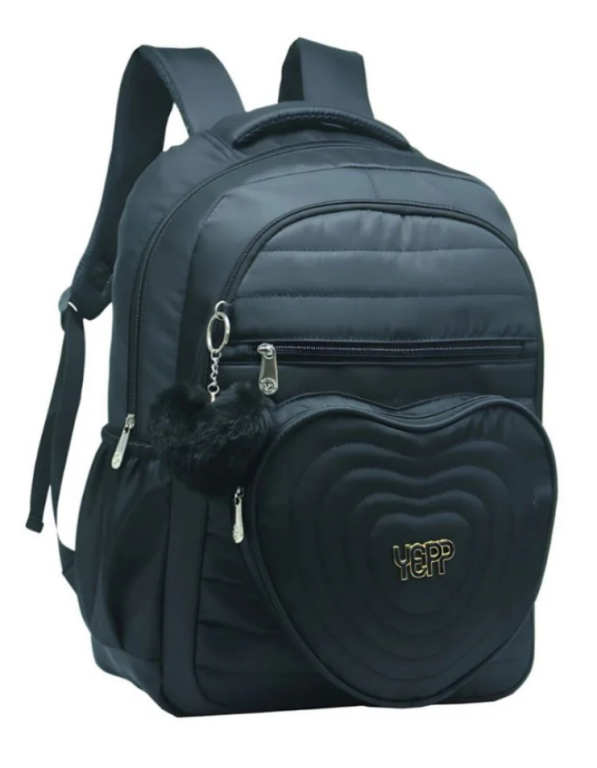 MOCHILA COSTAS FEMININA PRETA YEPP