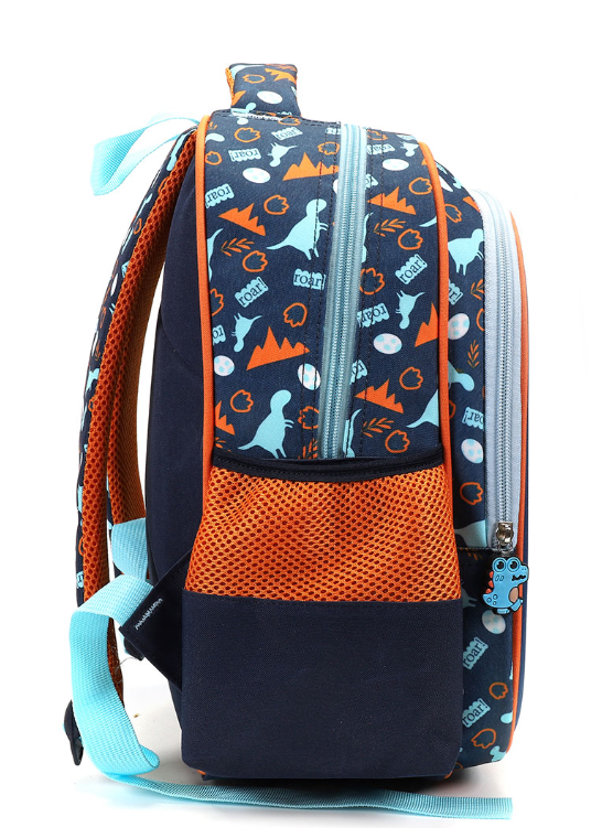 AD-YS42390 MOCHILA INFANTIL EM POLIESTER DINOSSAURO - 13"