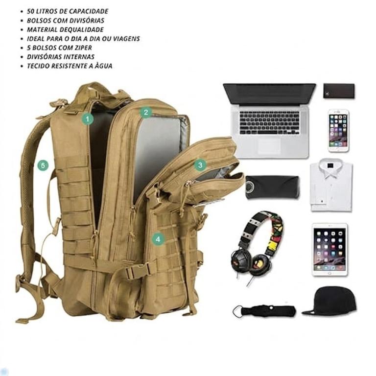 QZ657 MOCHILA TATICA MASC