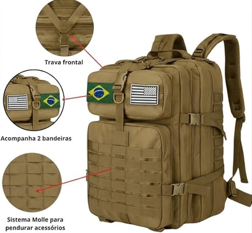 QZ657 MOCHILA TATICA MASC