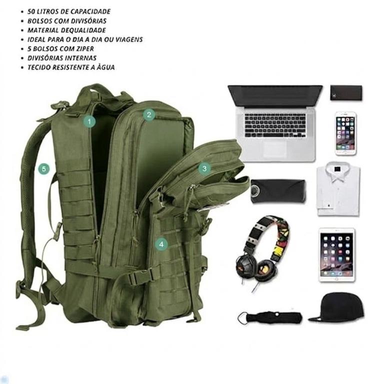 QZ657 MOCHILA TATICA MASC