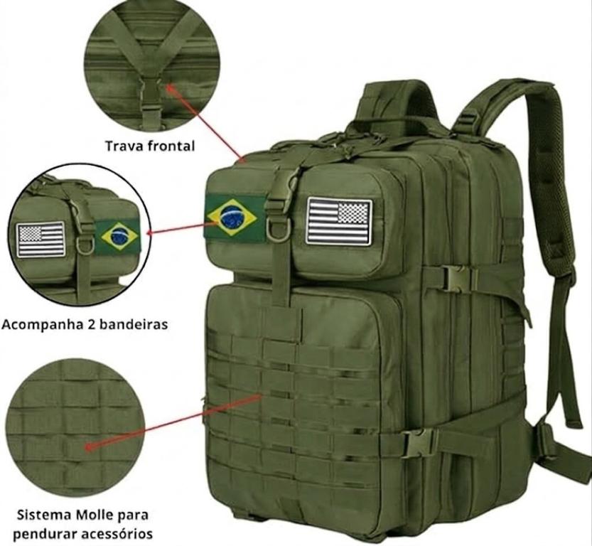 QZ657 MOCHILA TATICA MASC