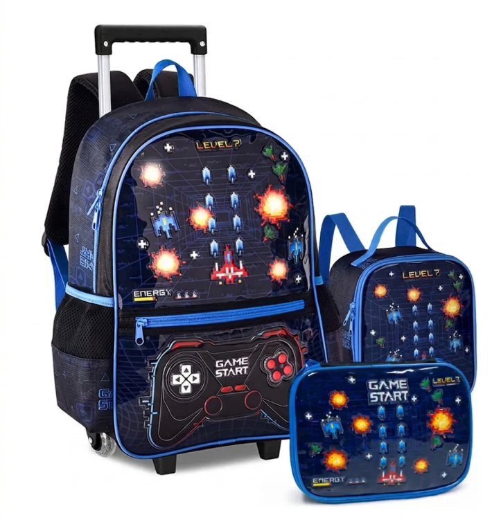 AJ - VD24673K KIT MOCHILETE MASC GAME STAR