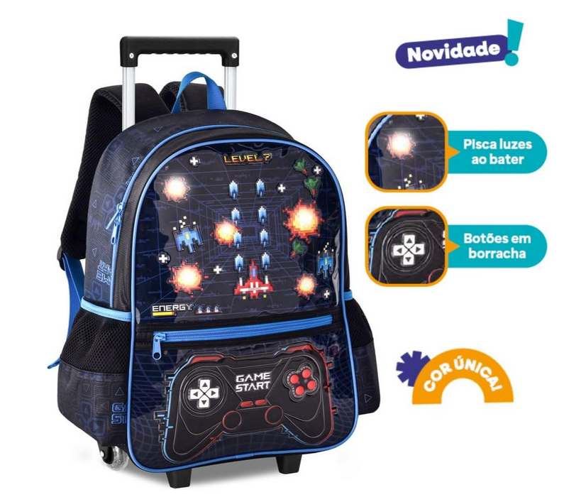 AJ - VD24673K KIT MOCHILETE MASC GAME STAR