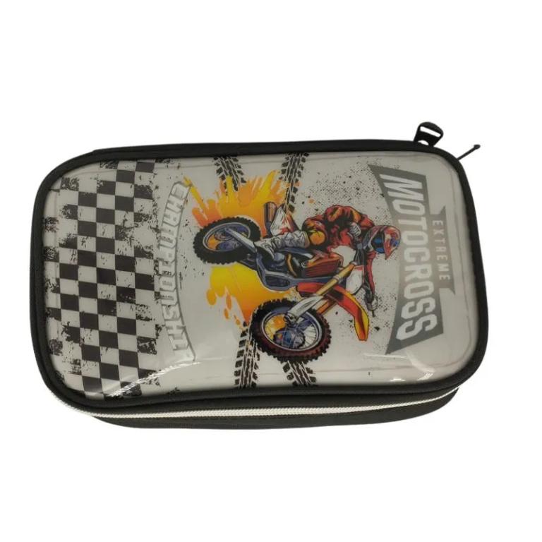 AT - 816075 ESTOJO ESCOLAR CASE MASCULINO DUPLO