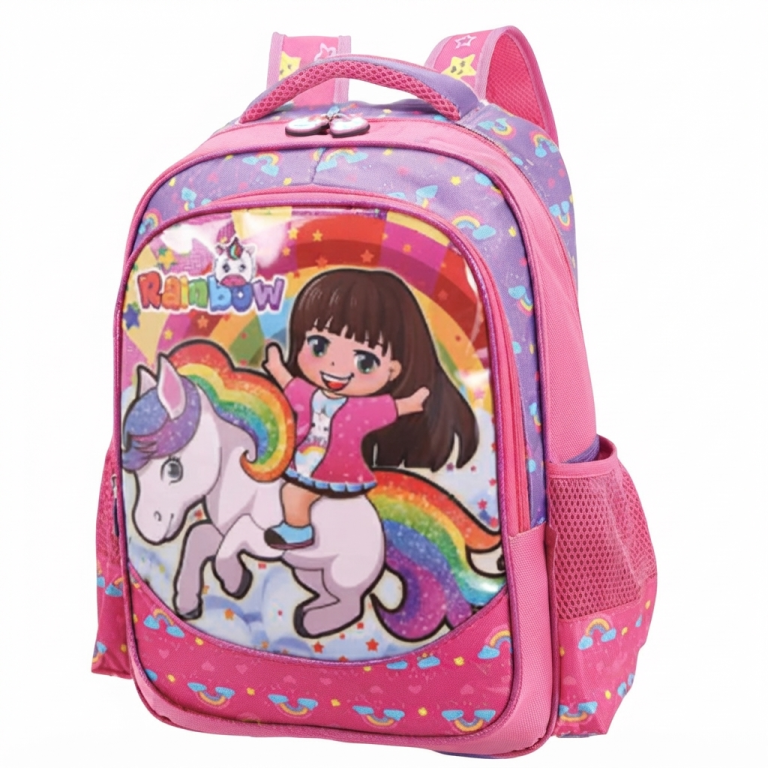 MOCHILA FEMININA INFANTIL UNICORNIO