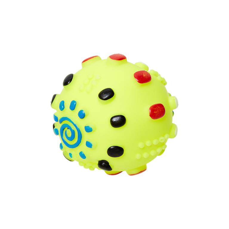 BOLA VINIL  AMARELA 7CM