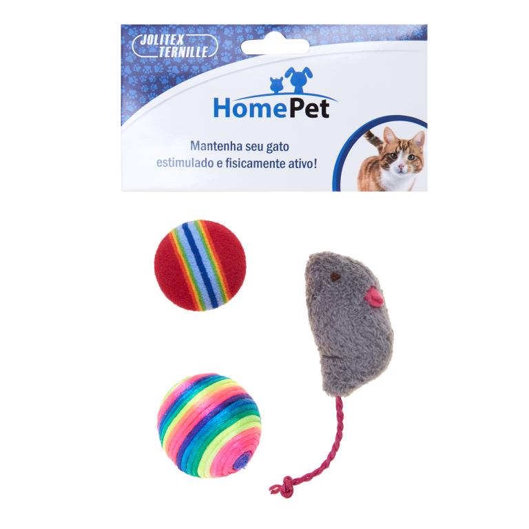 KIT C/ 3 UNIDADES GATO 4CM