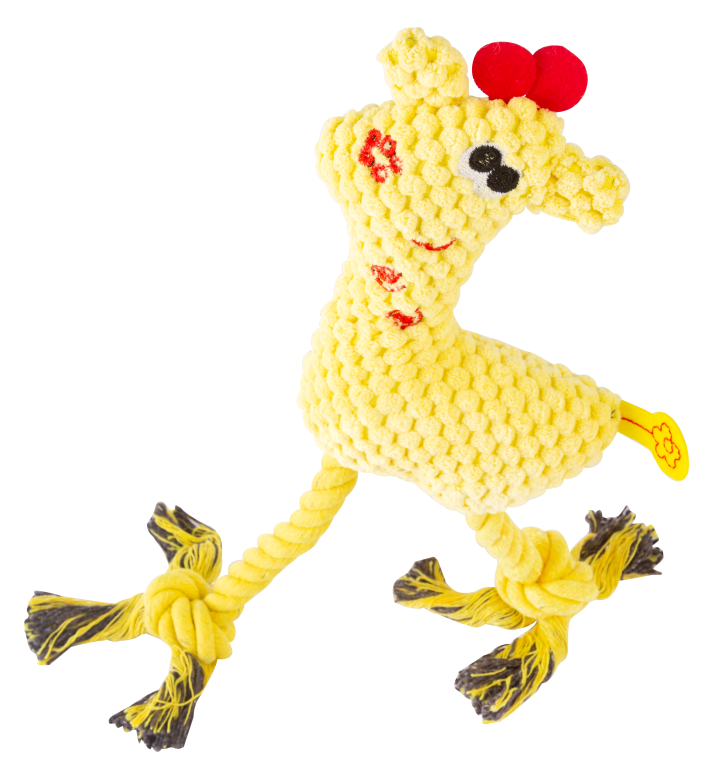 GIRAFINHA DE CORDA AMARELO
