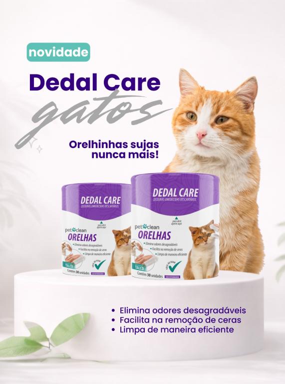DEDAL CARE ORELHAS GATO 30 UNID.