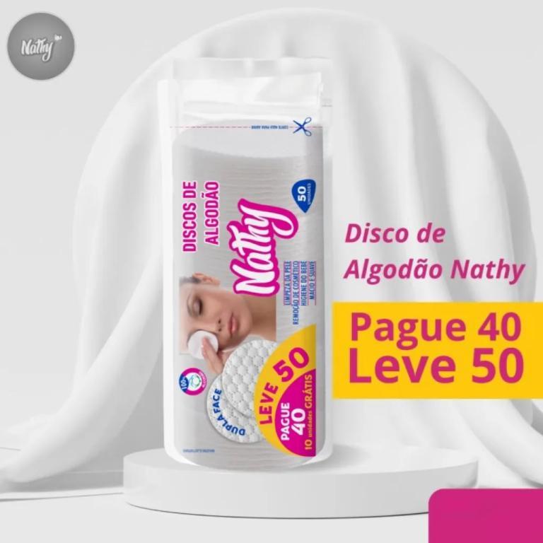 Algodão Disco c/50un - NATHY