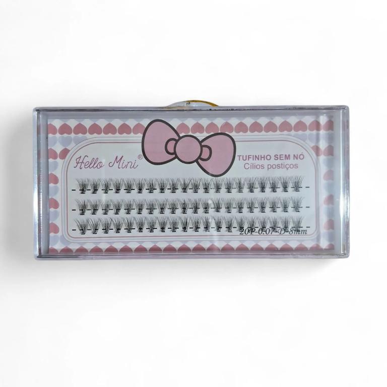 CILIOS TUFINHO CURVATURA D 10P10MM - HELLO MINI