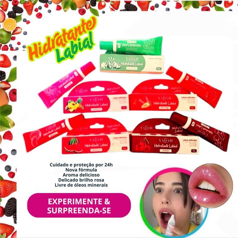 Hidratante Labial Morango 10g - YADAH