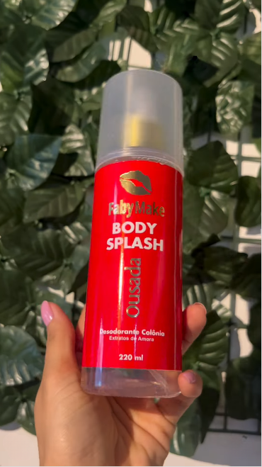 Body Splash Ousada 220ml - FABY MAKE