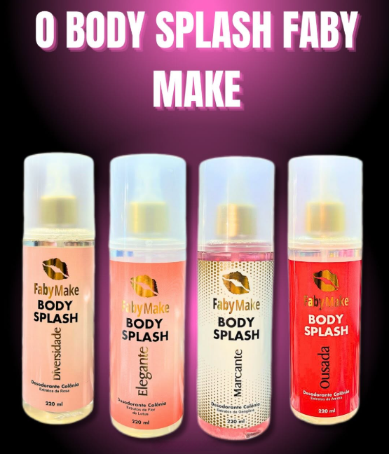 Body Splash Marcante 220ml - FABY MAKE