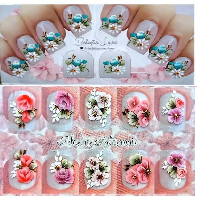 Adesivo Artesanal para Unhas pct c/10und