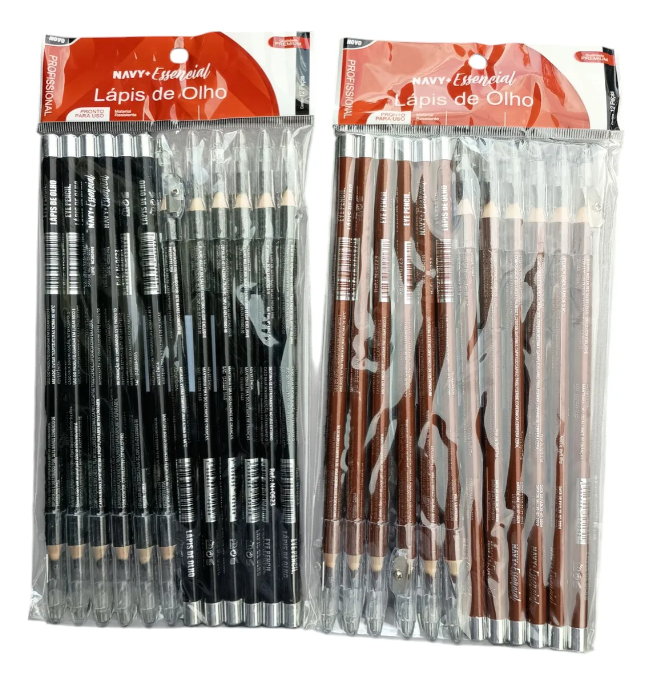 Lapis de Olho e Sobrancelha MARROM c/Apontador 12und
- NAVY