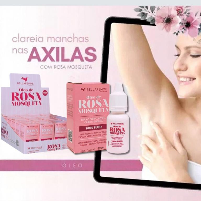 Oleo de Rosa Mosqueta 10ml - BELLA FEMME