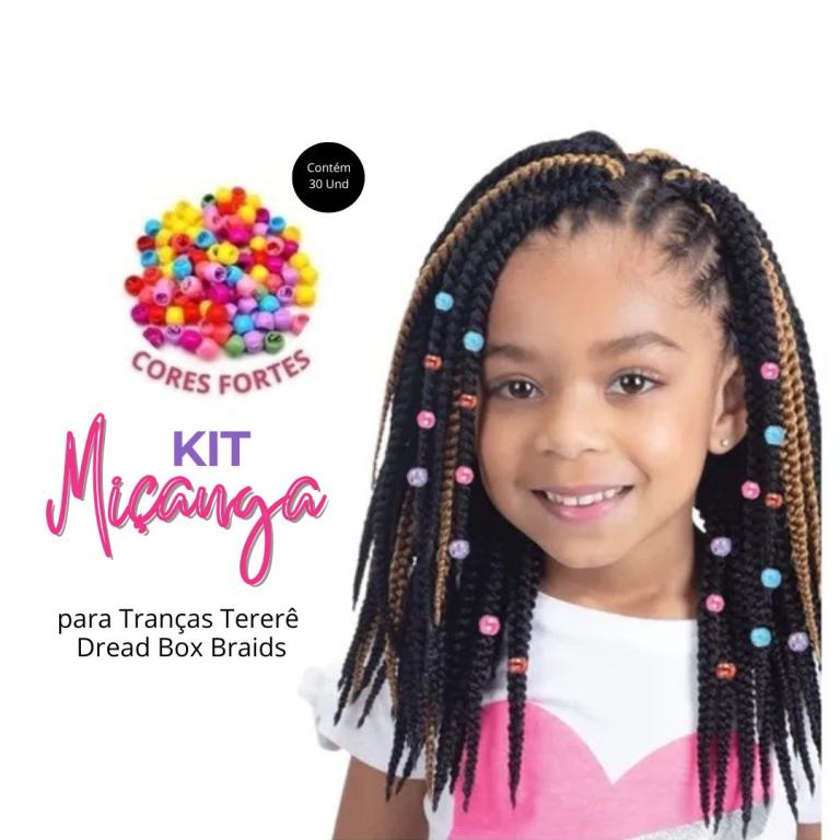 Kit Miçanga para Trança Tererê Dread Braids c/30und