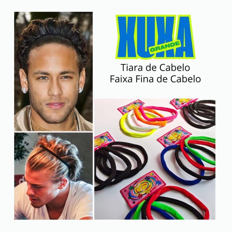 Faixa Tiara Xuxa Grande Fina De Cabelo Média