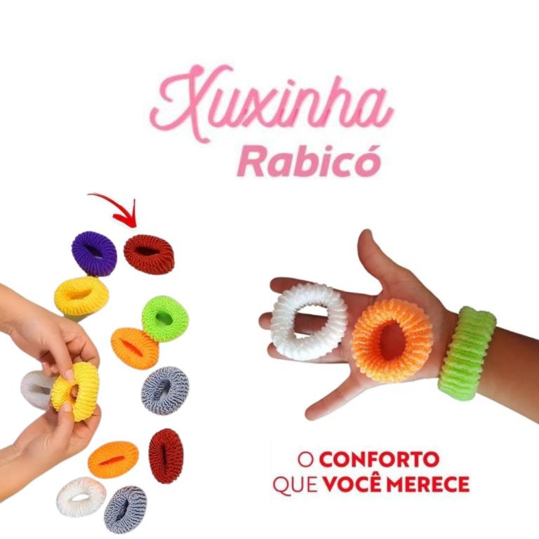 Xuxinha Elasticos Rabico Grossa Liso 5,0cm