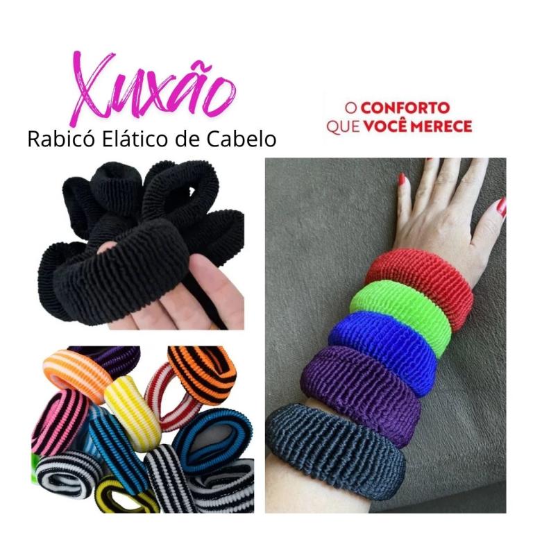 Xuxão Elasticos Rabico  Grande 10,0cm