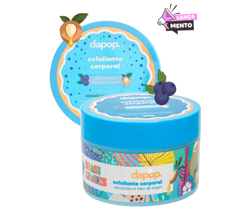 Esfoliante Corporal Jabuticaba & Óleo de Argan 250g - DAPOP