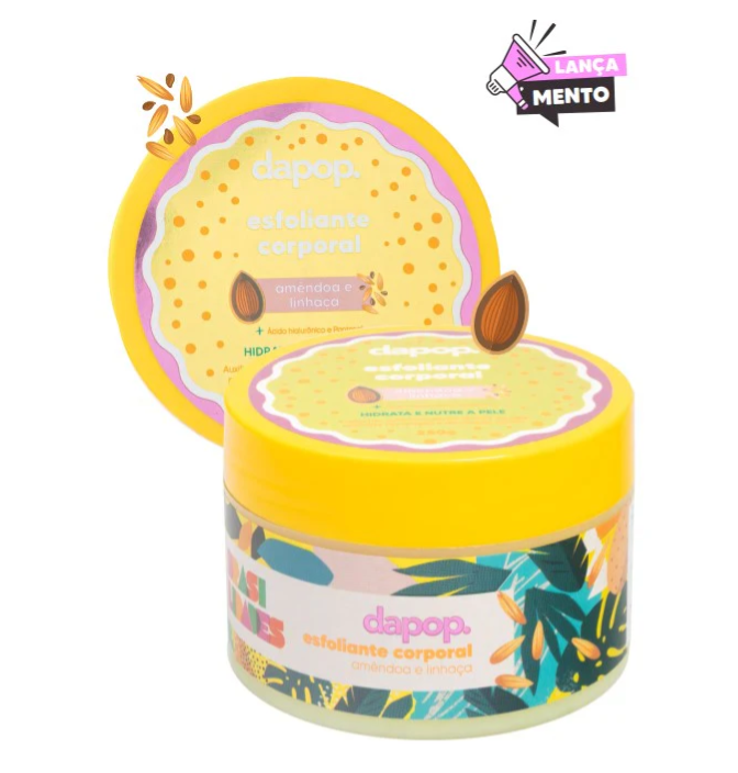 Esfoliante Corporal Amêndoa e Linhaça 250g - DAPOP