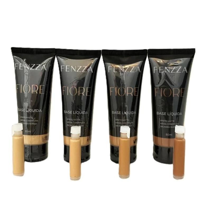 Base Liquida Efeito Matte Fiore 30ml - FENZZA