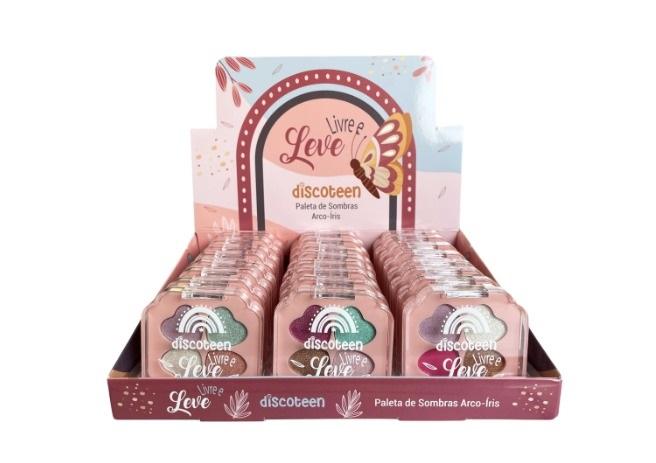 PALETA SOMBRA LIVRE LEVE ARCO IRIS DISCOTEEN
