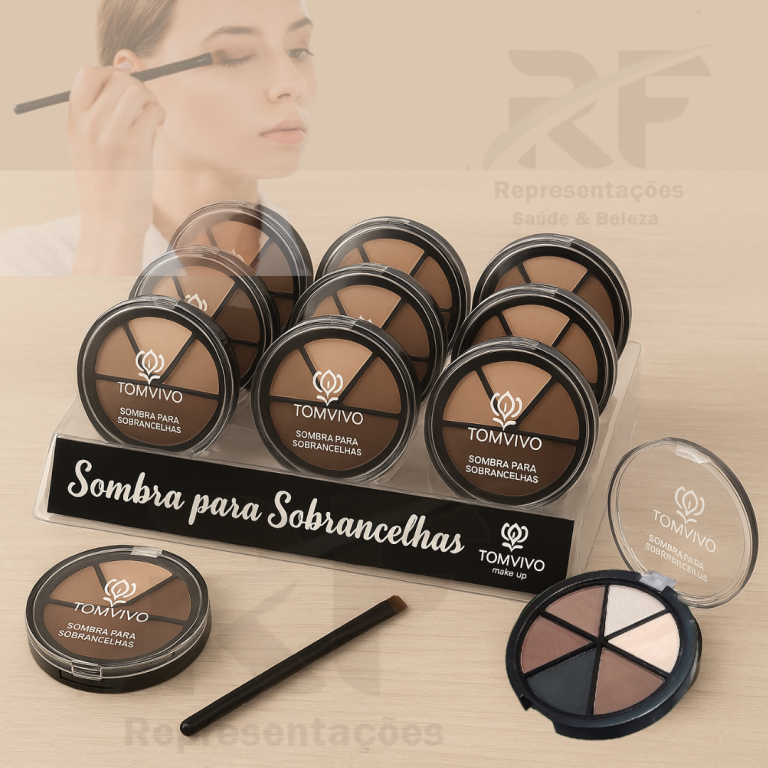 PALETA DE SOMBRA PARA SOBRANCELHAS SEXTETO 7,2G - TOM VIVO