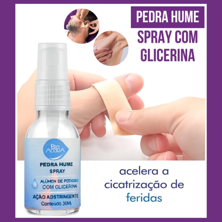 Pedra Hume Spray 30ml - BIO ACQUA