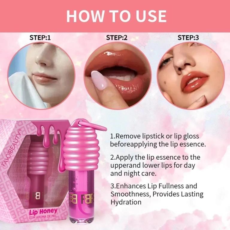 Gloss FRAN Lip Honey Morango 6g - FRANCINY