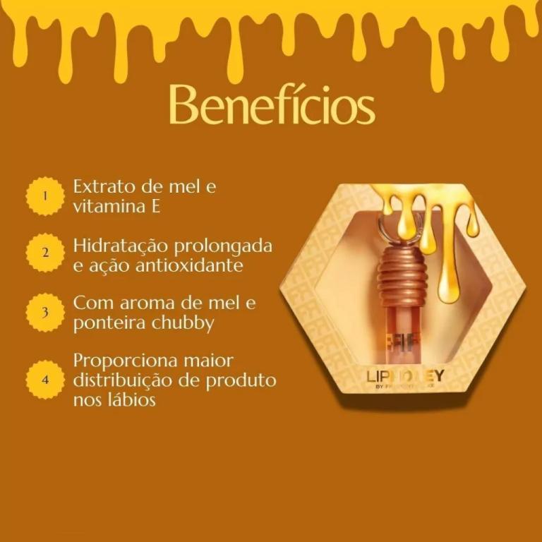 Gloss FRAN Lip Honey Mel 5g - FRANCINY