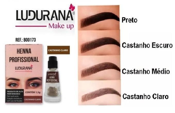 Henna Profissional CAST MEDIO 1,5g - LUDURANA