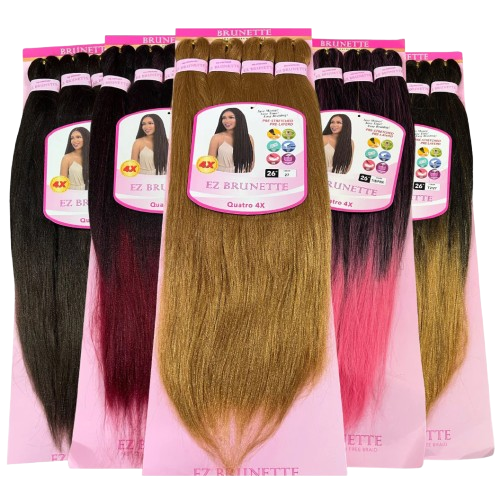 Cabelo Jumbo Fibra Premium Tranças Afro 300g - EZ BRUNETTE