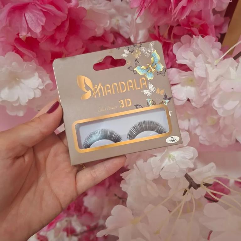 CILIOS POSTIÇOS 3D F005 C/1PARES - MANDALA