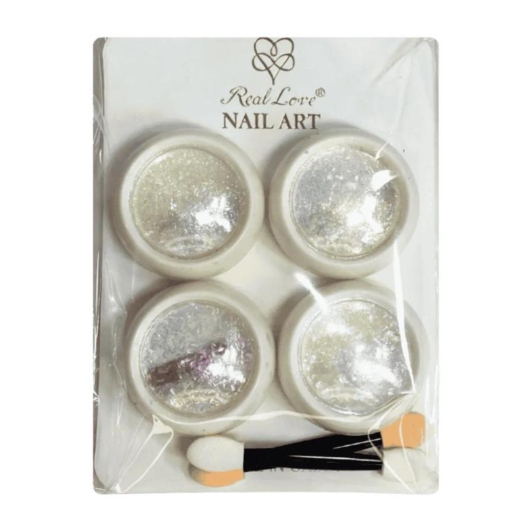 Kit Po Cromado Metalizado para Unhas