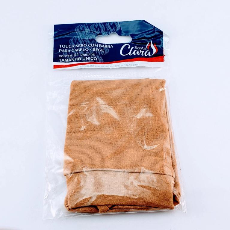 Touca Nero Bege Tam/Unico - SANTA CLARA