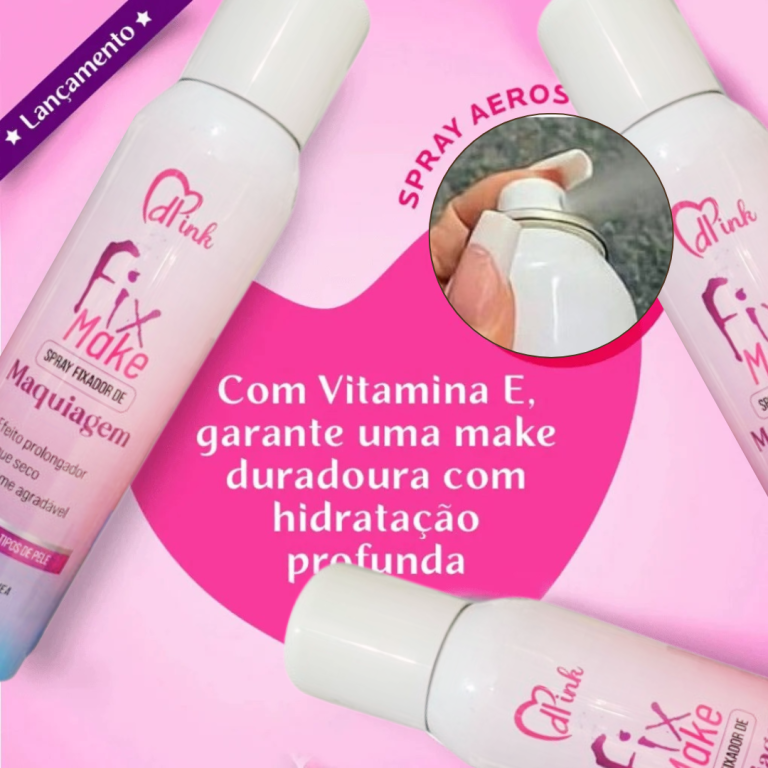 Spray Fixador de Maquiagem 150ml - DPINK