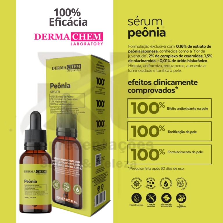 Serum Peônia 30ml - DERMACHEM